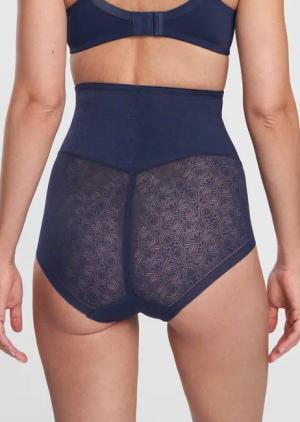 Formender hoher Taillenslip - dunkelblau - Gr. 38 von Goldner Fashion
