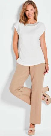 Shirt - cremeweiß - Gr. 42 von Goldner Fashion