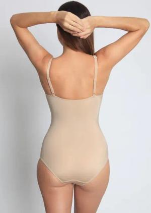 Figurformender Body mit Bügel - haut - Gr. 80 D von Goldner Fashion