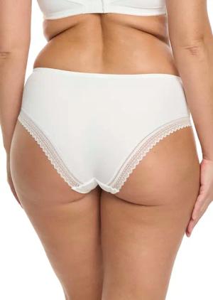Taillenslip mit Spitzeneinsatz - champagner - Gr. 40 von Goldner Fashion