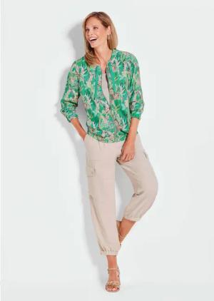 Blouson - smaragd - Gr. 50 von Goldner Fashion