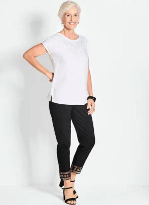 Schlupfhose LOUISA - schwarz - Gr. 235 von Goldner Fashion