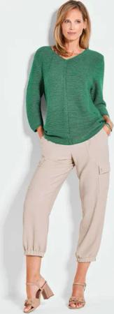 Pullover - smaragd - Gr. 54 von Goldner Fashion