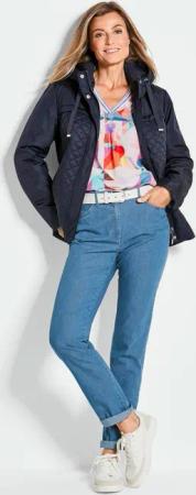Jacke - marine - Gr. 24 von Goldner Fashion