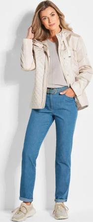 Jacke - stein - Gr. 46 von Goldner Fashion