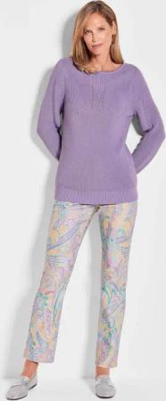 Pullover - flieder - Gr. 20 von Goldner Fashion