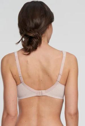 Soft-BH ohne Bügel - beige / gemustert - Gr. 100 D von Goldner Fashion