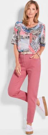Jeans SARA mit Formbund - koralle - Gr. 205 von Goldner Fashion