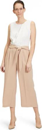 Betty&Co Overall "Betty & Co Jumpsuit ohne Arm", (1 tlg.), Falten