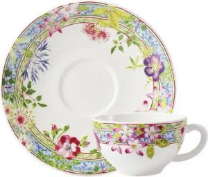 Gien Fayencerie Tasse Millefleurs Ostergeschirr, Keramik, 26 cl