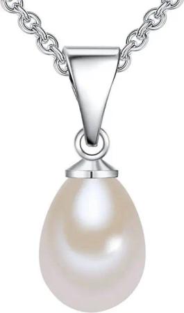 Valero Pearls Perlenkette silber, aus Süßwasser-Zuchtperlen