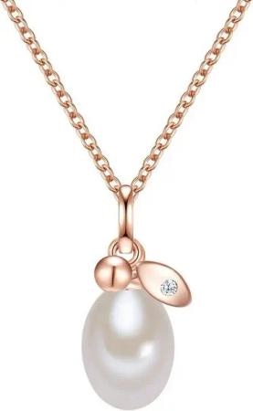 Valero Pearls Silberkette roségold, aus Sterling Silber