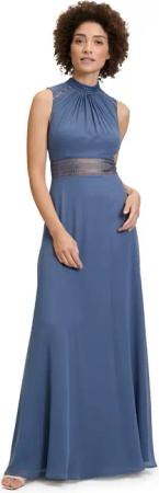 Vera Mont Abendkleid "Vera Mont Abendkleid rückenfrei", Aufgesteppte Bänder