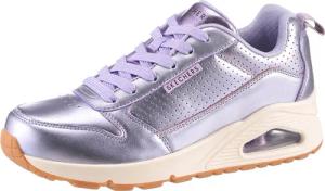 Skechers Sneaker "UNO-METALLIXS", Keilsneaker, Plateausneaker, Schnürschuh, Halbschuh im Metallic-Look