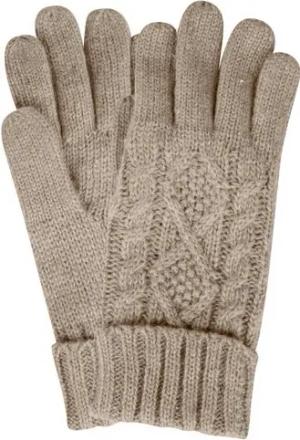 Capelli New York Strickhandschuhe mit elegantem Zopfstrickmuster