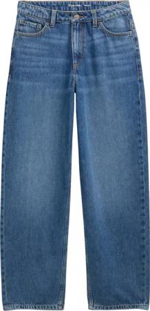 TOM TAILOR Mädchen Relaxed Skater Jeans, blau, Uni, Gr. 128