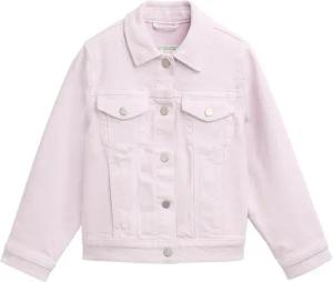 TOM TAILOR Mädchen Basic Jeansjacke, lila, Uni, Gr. 104/110