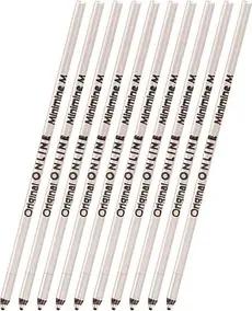 ONLINE® D1 Kugelschreiberminen M schwarz, 10 St.