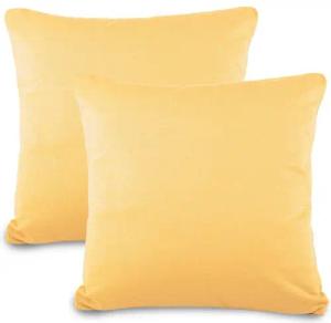 aqua-textil Kissenbezüge Classic Line Kissenbezüge Kissenhüllen 2er Set 45x45cm cremegelb