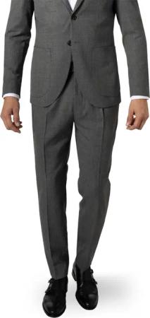 JOOP! Herren Bundfaltenhose grau Slim Fit