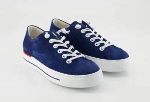 Paul Green Schuhe - 4081 Veloursleder (Blau, Gr. 42)
