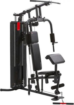 Christopeit Sport® Kraftstation SP 2000, 8 Gewichtsblöcke (Butterflystange, Latzug, Ruderfunktion und mehr), multifunktionale Fitnessstation, max. Trainingsgewicht 56 kg
