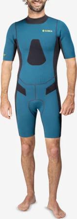 Neoprenshorty Tauchen Herren 2.5 mm - SPF500 blau