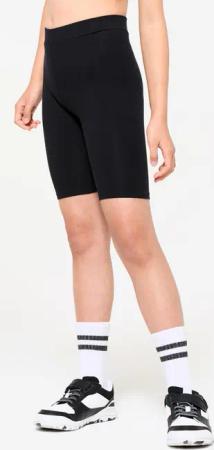 Sporthose Radlerhose Baumwolle Kinder - schwarz