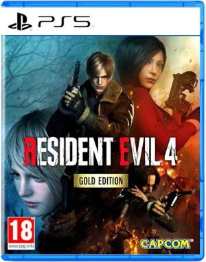 Resident Evil 4 [Gold Edition] Playstation 5 PlayStation 5, Enthält einen PSN-Gutscheincode für das Extra DLC Pack, Separate Ways.