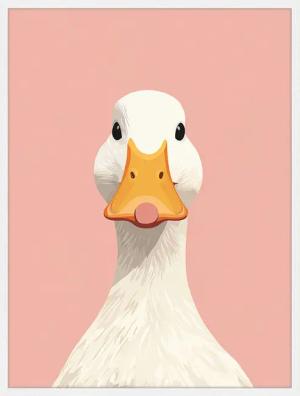 Liv Corday Wandbild DUCK FACE mit Rahmen