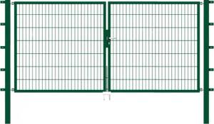 Alberts Zaundoppeltür "Flexo", 300 cm Breite (150cm + 150cm), in versch. Höhen