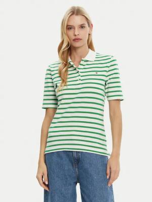Tommy Hilfiger Poloshirt 1985 WW0WW43224 Grün Regular Fit