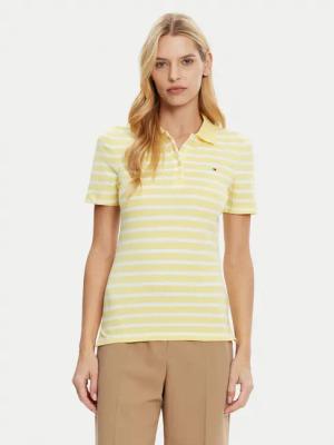 Tommy Hilfiger Poloshirt 1985 WW0WW43225 Gelb Slim Fit