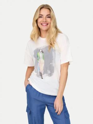 ONLY T-Shirt Melina 15342876 Weiß Regular Fit