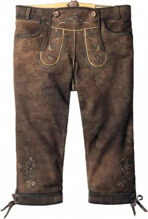 Trachtenlederhose Suzan (stein geäscht, Gr. 36) von Stockerpoint für Damen, Hosen, 100% echt Leder