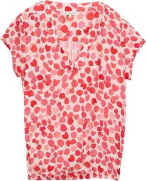 TOM TAILOR Damen Bluse mit Muster, weiß, Gemustert, Gr. 36