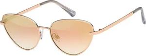 BEZLIT Eyewear Retrosonnenbrille Damen Sonnenbrille Rundglas (1-St) mit gelb-rosa verspiegelt dunkle gläser