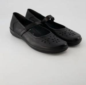 Semler Schuhe - Flora Glattleder (Schwarz, Gr. 38½)