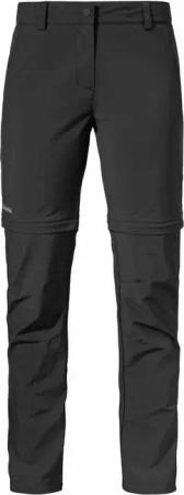 Schöffel Pants Ascona Zip Off Damen Wanderhose (Schwarz 40 Größe)