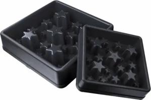 EAT SLOW LIVE LONGER Napf Star Grey S