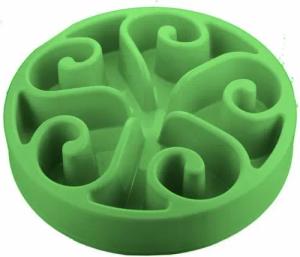 EAT SLOW LIVE LONGER Napf Original Green L