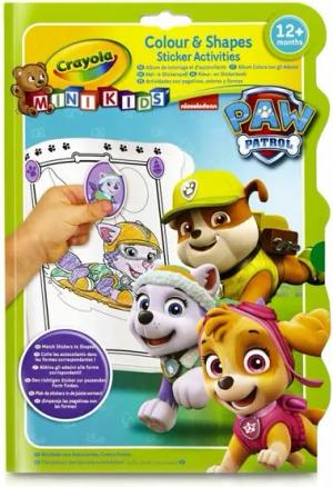 Crayola® Etiketten Crayola Mini Kids - Mal- und Stickerbuch PAW Patrol