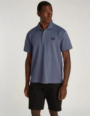 Calvin Klein Jeans Poloshirt WOVEN LABEL POLO Logodruck