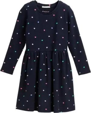 TOM TAILOR Skaterkleid mit Herzchen-Allover-Muster