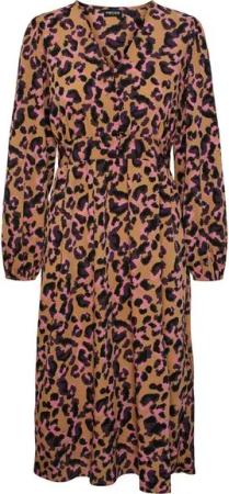 pieces Jerseykleid PCMELINE DARSY LS MIDI DRESS BC