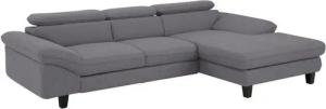 Home affaire Ecksofa Pilot L-Form, mit Kopfteilverstellung, optional Bettfunktion und Bettkasten
