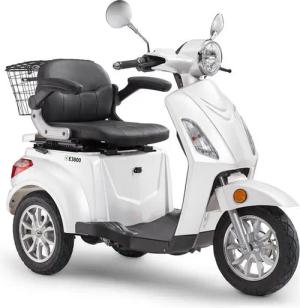 Luxxon Elektromobil E3800, 800 W, 20 km/h, (Elektroroller, Korb), bis zu 65 km Reichweite, Elektro Dreirad, Seniorenmobil