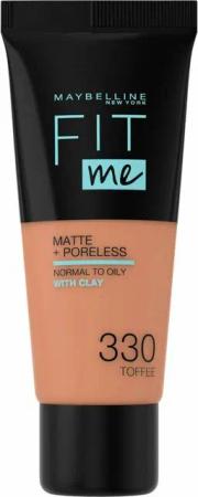 MAYBELLINE NEW YORK Foundation Fit Me Matte + Poreless Foundation 330 Toffee 30ml