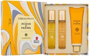 Acqua di Parma Hautpflege-Set Magnolia Nobile Gift Set 12ml EDP + 12ml Hair Mist + 30ml Hand Cream