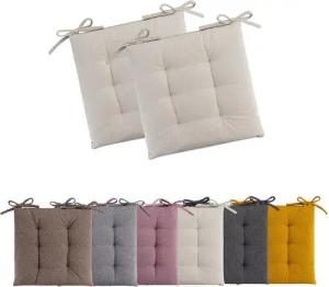 MOON Heimtextilien Sitzkissen 2er Pack verschiedene Farben Polyester Polyurethan Moon, mit Band